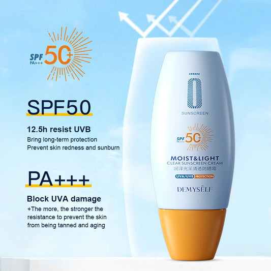 Protetor solar spf50 + protetor solar corporal facial clareamento creme solar protetor de pele creme anti-envelhecimento hidratante de controle de óleo