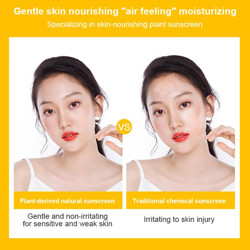 Protetor solar spf50 + protetor solar corporal facial clareamento creme solar protetor de pele creme anti-envelhecimento hidratante de controle de óleo