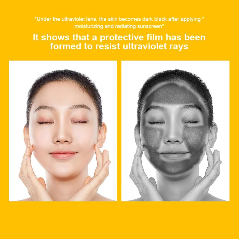 Protetor solar spf50 + protetor solar corporal facial clareamento creme solar protetor de pele creme anti-envelhecimento hidratante de controle de óleo