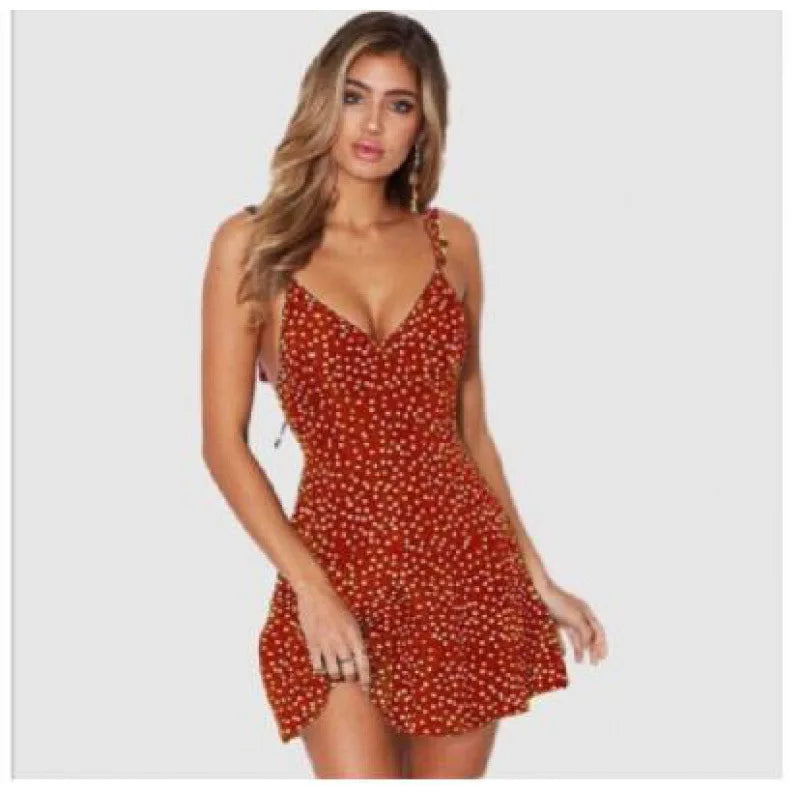 Vestido Curto Positano de Bolinhas